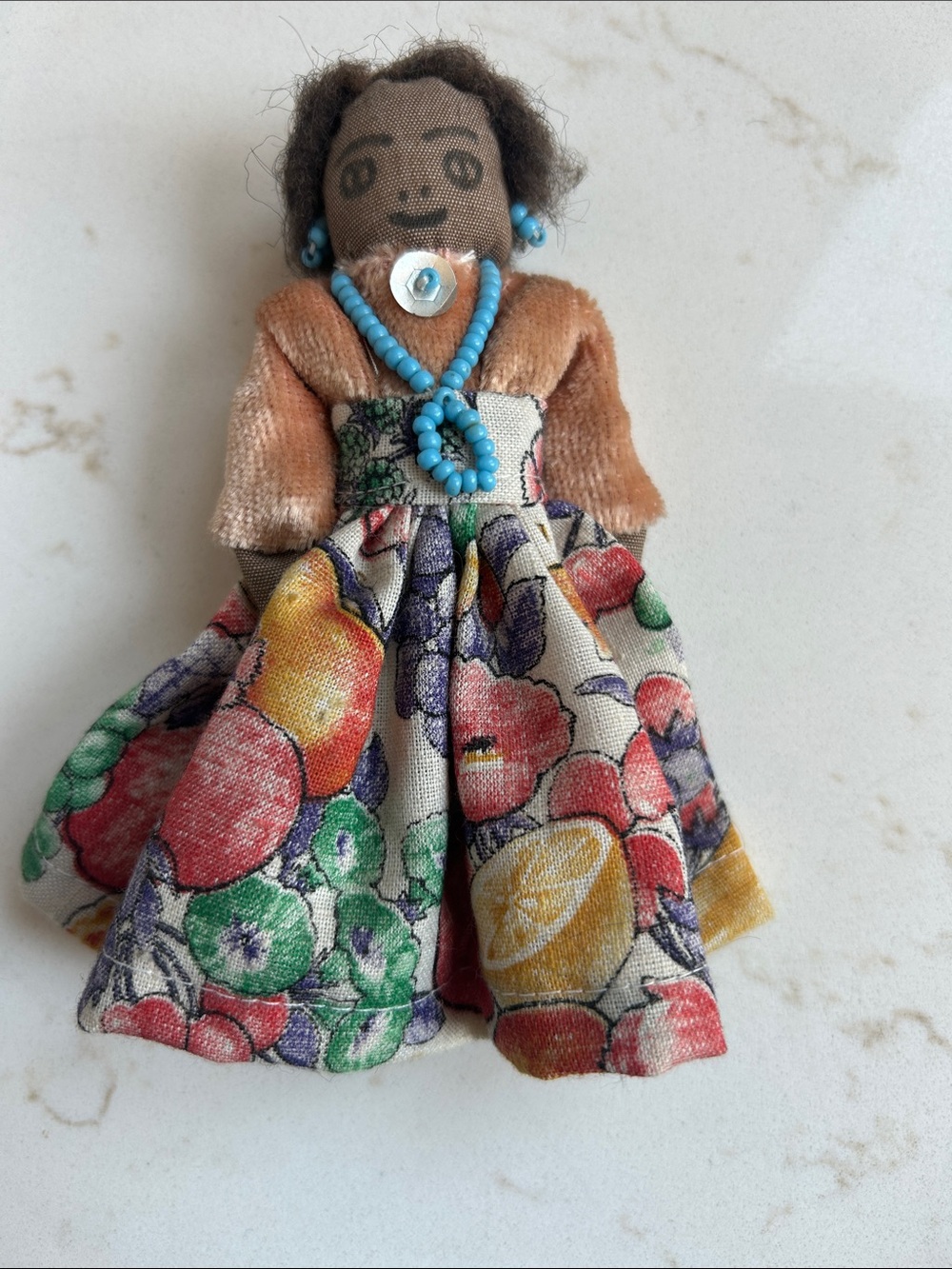 Vintage 5” clothespin doll